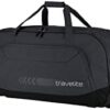 travelite Trolley travel bag size XL, luggage series Kick Off: Practical travel bag with wheels for holidays and sports, 77 cm, 120 litres, 006911, D'anthracite, 77 cm (Trolley L) - Image 3