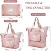 flintronic Large Travel Bag, Foldable Sports Bag, Overnight Weekend Hand Luggage for Women, Waterproof Handbag for Sports & Travel - Image 2