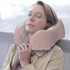Yomisee Neck Pillow Aeroplane, Travel Pillow Car Made of Memory Foam with Velvety Soft Cover, Adult Neck Pillow for Travel, Camping, Office and Home (Pink) - Image 4