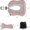 Yomisee Neck Pillow Aeroplane, Travel Pillow Car Made of Memory Foam with Velvety Soft Cover, Adult Neck Pillow for Travel, Camping, Office and Home (Pink) - Image 7