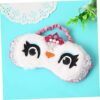Gatuida Pack of 2 Penguin Penguins White Out Sleeping Mask Relaxing Lounger Creative Eye Protection for Sleeping Sleeping Eye Mask Eye Patch Penguin with Blindfolded Eyes Cartoon Blindfold White - Image 5