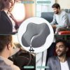 Yomisee Aeroplane Neck Pillow, Travel Pillow Car Made of Memory Foam with Velvety Soft Cover, Adult Neck Pillow for Travel, Camping, Office and Home (Dark Grey) - Image 6