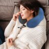 Eono Neck Pillow, Neck Pillow, Memory Foam, Ergonomically Designed Travel Pillow, Neck Pillow Travel with Sleeping Mask, Ear Plugs, Bag, Ideal for Travel, Plane, Office - Image 8