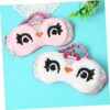 Gatuida Pack of 2 Penguin Penguins White Out Sleeping Mask Relaxing Lounger Creative Eye Protection for Sleeping Sleeping Eye Mask Eye Patch Penguin with Blindfolded Eyes Cartoon Blindfold White - Image 4